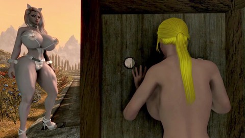 Los fantásticos glory holes de Andrea: Un cuento de Skyrim