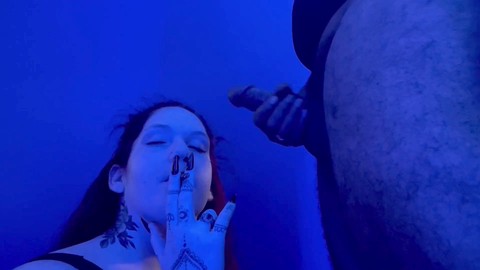 Blowjob, big black cock, oral job