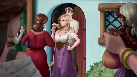 Epische Anime-Hentai-Action mit riesigen Penissen und üppigen großen Brüsten