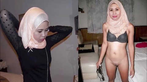 Hijab-wearing women from Turkey, Arabia, and Japan mix it up in steamy photos