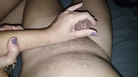 Pleasuring my man after sucking my pussy