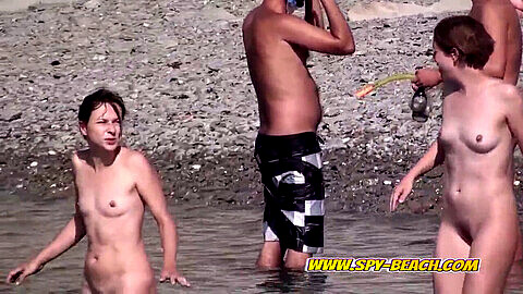 Spanish beach lovelies, female nudity in television, nudisti