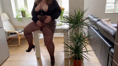 Bbw milf, cum on her ass, mature bbw