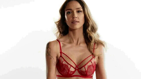 Jessica alba parodiert, lingerie try on hual, in the name of xxx
