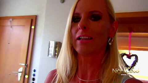 Amateur blonde MILF stars in her first ever hardcore video