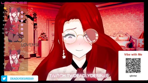 DeadlyDesiree Vtuber squirts repeatedly during Fansly debut