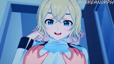Kanojo, boobs sucking animation, hentai anime episode