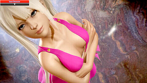 Sexy Marie Rose (DOA) strikes stunning poses and models sizzling outfits in Honey Select 1.20 LRE