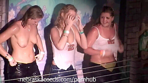 Spring Break Wet T-Shirt Contest at Tequila Frogs Bar - Girls Gone Wild