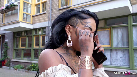 Bibi-diamond, dark-skinned, face-tattoo