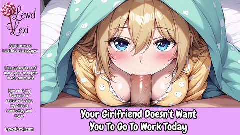 Your girl wants you to skip work today [Sensual audio for guys]