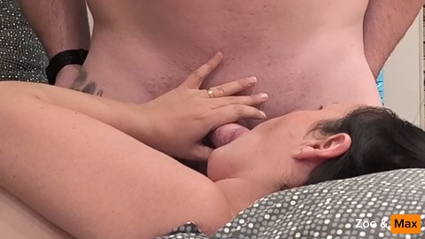 Real couple's homemade face fucking and amateur blowjob session