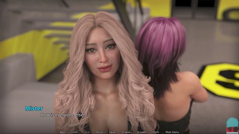 Sexy-Mama-Rollenspiel mit großen Brüsten und einem schönen Hintern