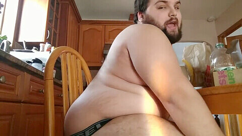 Gay gainer, gay belly play, fat gainer